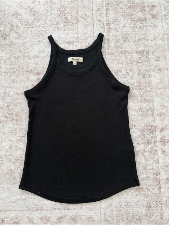 Madewell Tops - NWOT Madewell Black Ribbed Racerback Tank